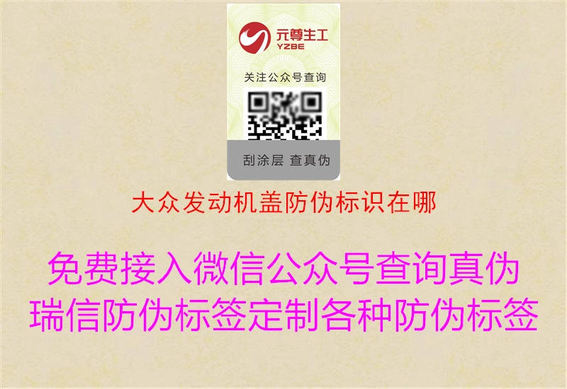 大眾發(fā)動(dòng)機(jī)蓋防偽標(biāo)識在哪1.jpg